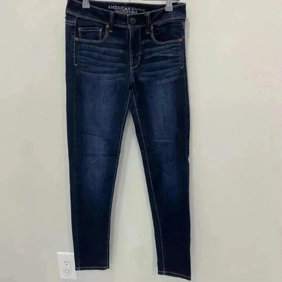 American Eagle Super Skinny Jeans  Size 4 - Picture 1 of 8
